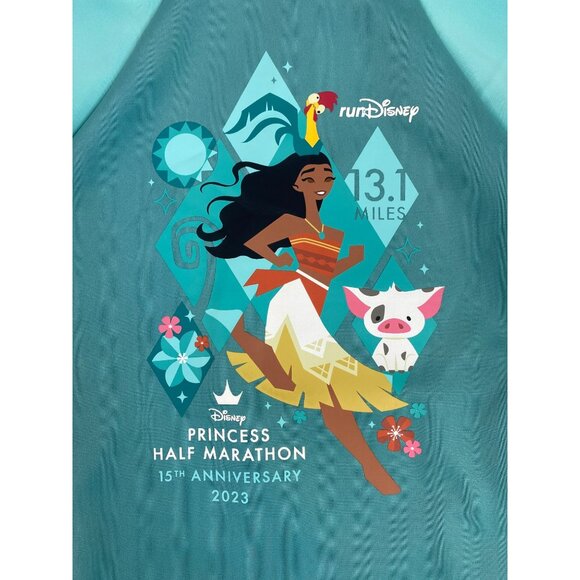 Disney Womens runDisney Princess Half Marathon 15th Anniversary 2023 Jacket XXL - Picture 3 of 10